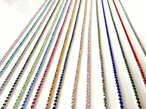 3mm ss12 rhinestone chain rope - ss12,