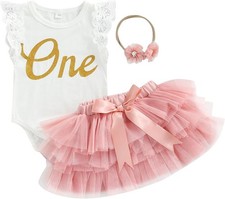 Baby Girl 1st Birthday Outfit