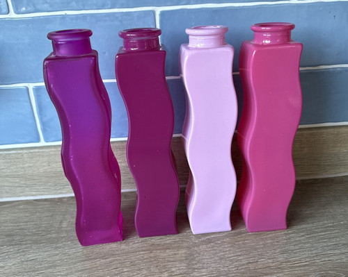 Ikea pink bottle vase wavy - ikea,