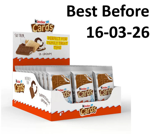 30x25 kinder cards - 30x25.6g, bulk