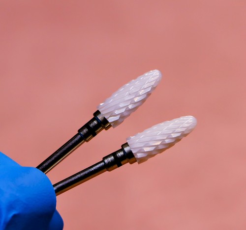 Ceramic nail drill bit - bit, corn
