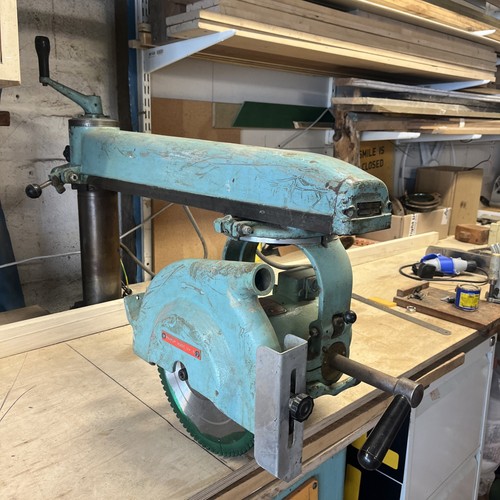 Wadkin radial arm - arm, bra