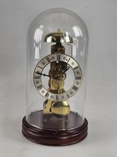 Vintage Hermle Under Dome Skeleton Clock 