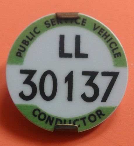 Psv bus conductors badge - psv,