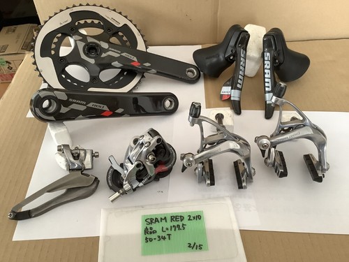 Sram red 2x10 - red, groupset