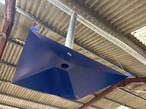 Welding fume extractor - , cowling