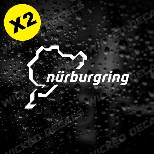 Nurburgring car vinyl - x,