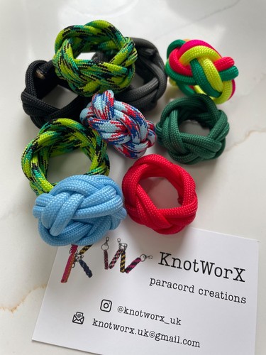 Handmade paracord woggle - handmade,