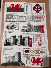 Wales Tea Towel - NWOT - Welsh