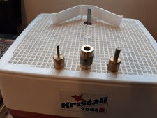 3 glass grinder heads (3/4"