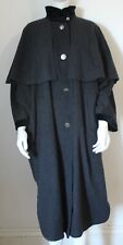 Grey / Black Schneiders Salzburg loden eliane cashmere wool coat - size 12 - new