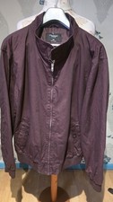Burgundy Harrington Style Zip