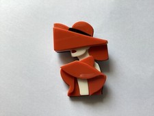 Handemade Layered Resin Orange