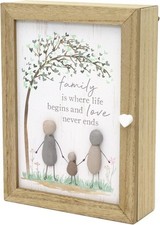 Pebble Family Key Box | Shabby
