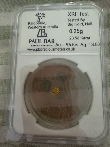 Gold nugget 25g - gold,
