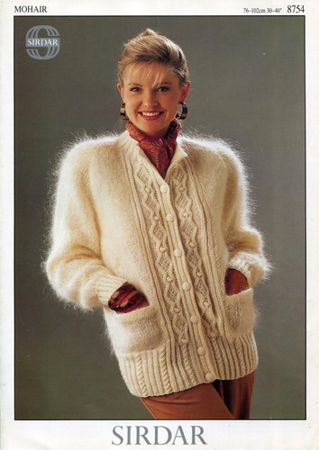 Sirdar 8754 lady jacket mohair - 8754,
