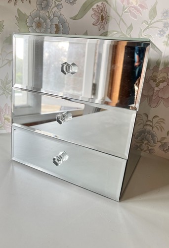 Mirrored glass jewellery box - box, 3