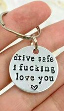 Drive Safe I F* Love You ❤ Keyring ❤️ Gift ❤ UK STOCK ❤️ FREE  POSTAGE ❤️