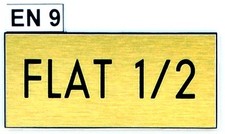 Deep Engraved, House, Name Plate,  Personalised, Door Number