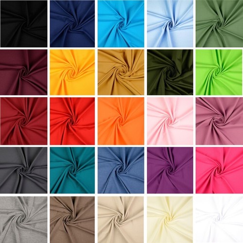 Cotton jersey fabric plain - cotton,