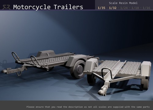 Motorcycle trailer 1 35 - trailer,