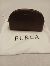 Furla Saffiano leather cosmetics bag