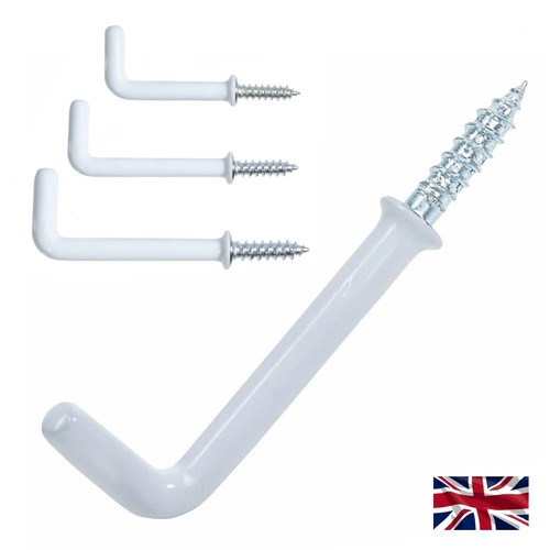 White dresser hook - dresser, 25mm