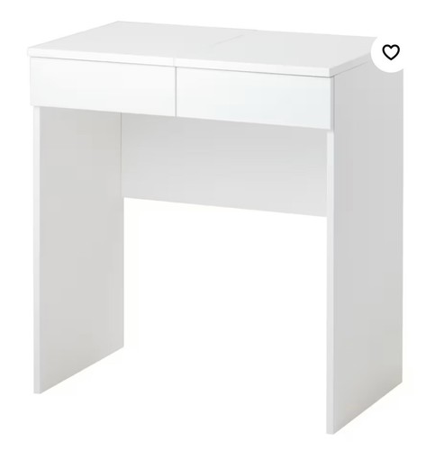 Dressing table mirror with - table,
