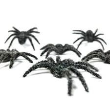 Realistic Spiders Pack of 6