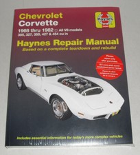 1968-1982 Chevrolet Corvette C3 V8 Repair Manual