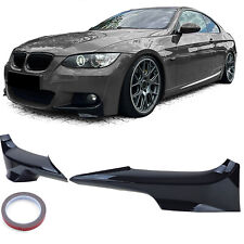 Front Flaps Spoiler Gloss Black Fits 3 Series BMW E92 E93 06-10
