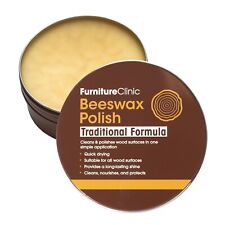 Beeswax Polish for Wood & Furniture | 200ml Clear Traditional Wood Wax Finish