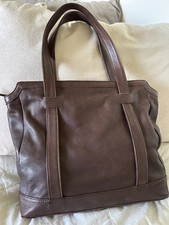 Fat face Brown Leather Tote