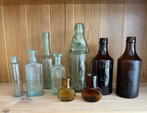 Vintage bottle collection - bottle,