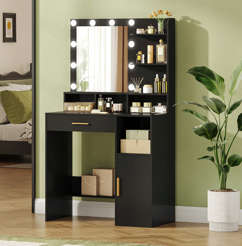 Dressing table with - table, and