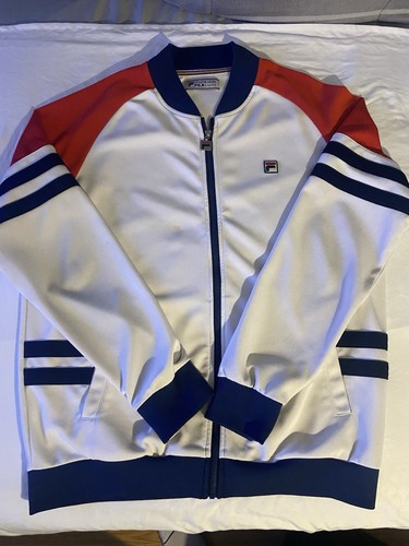 Fila vintage white line track - white,