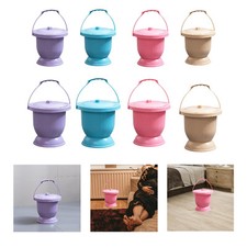 Urinal Chamber Pot Housed Handheld spit with a lid for car home woman