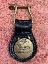 VINTAGE BLACK LEATHER MULBERRY