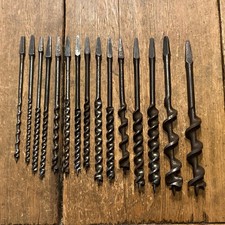 15 X AUGER WOOD BITS HAND