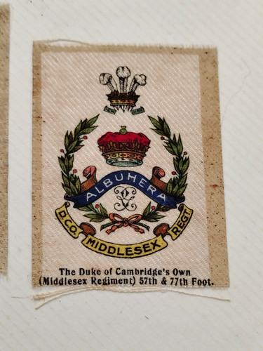 Ww1 cigarette silk - b.d.v.,