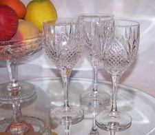 Cristal D Arques Sarlat  Wine Glasses X 3