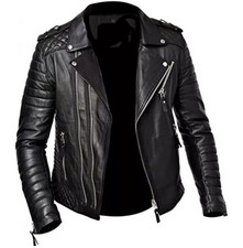 Mens Cowhide Leather jacket