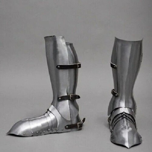 Medieval knight leg armor - leg,