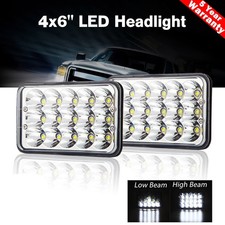 2X 4x6'' LED Headlamp