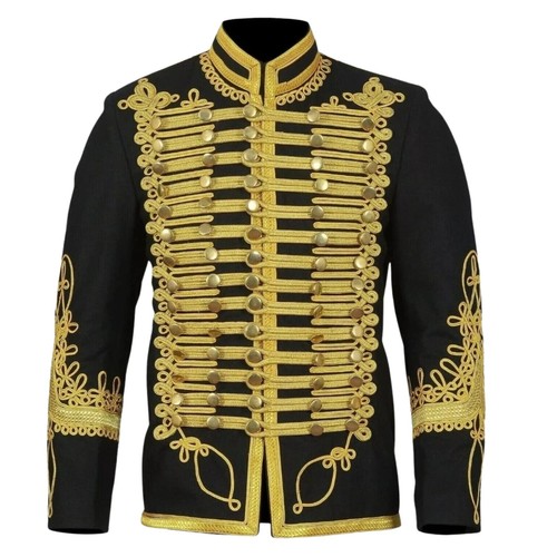 New black napoleonic hussar - black,