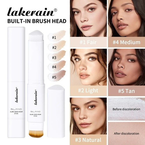 Cover cream stick white with - cream,