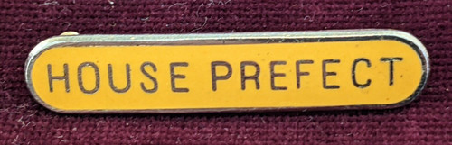 Vintage yellow house prefect - yellow,