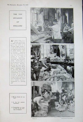 Original old antique print - old,