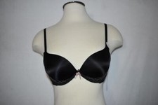 Cosmopolitan After Dark Push-Up Bra Black w/Pink Lace 32A NWT