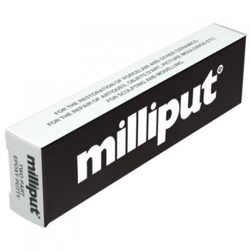 Black milliput part - black, epoxy